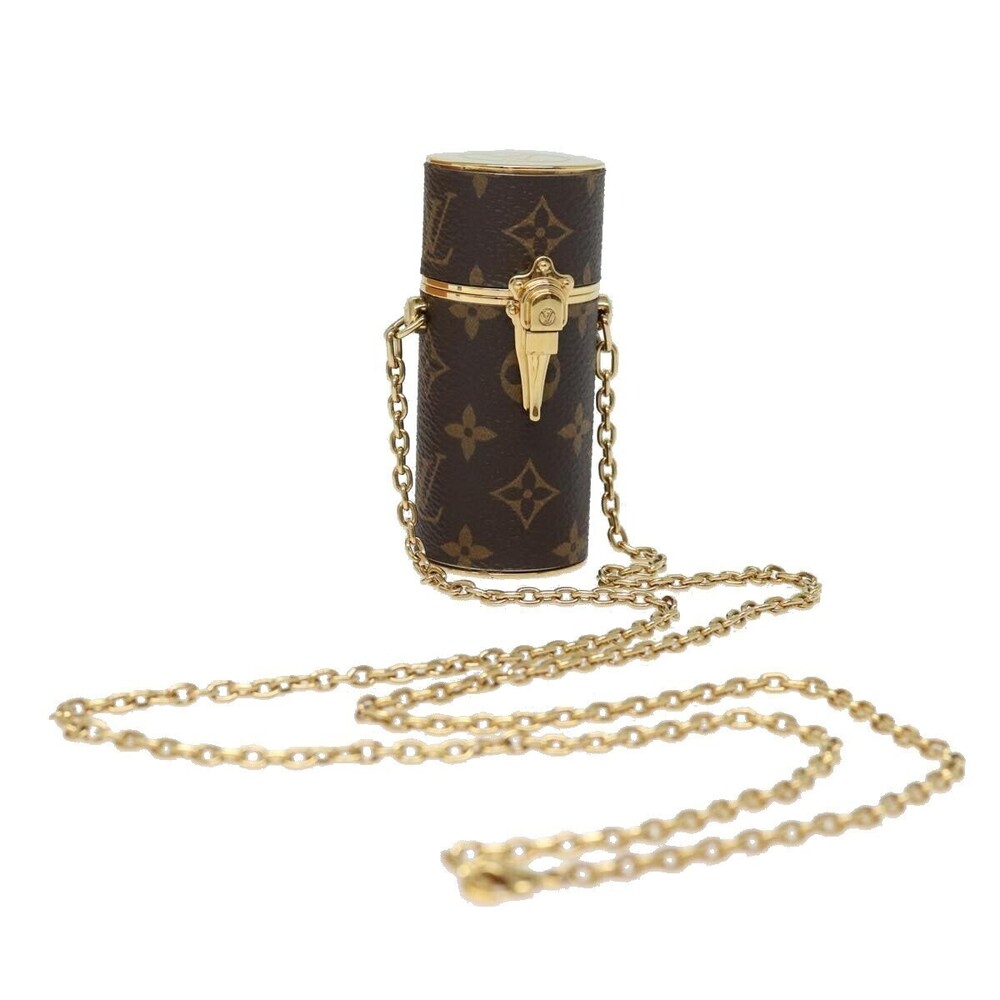 Louis Vuitton Lipstick Case on Chain Monogram Canvas